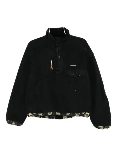 Undercover Logo-patch Top In Black