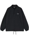 Undercover Logo-print Bomber Jacket In Schwarz
