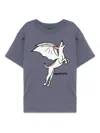 Undercover Logo-print Cotton T-shirt In Grey