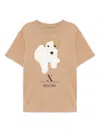 Undercover Logo-print Cotton T-shirt In Neutrals