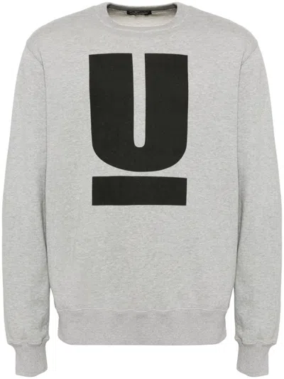 Undercover Logo Print Sweatshirt In Grey