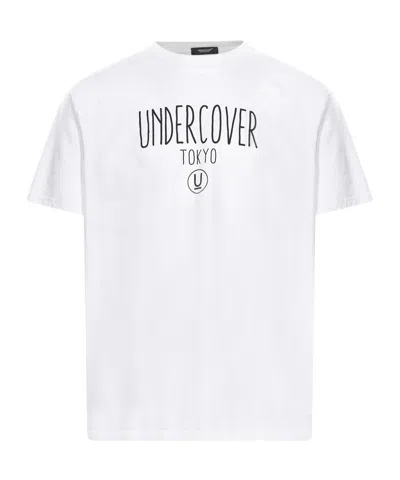 Undercover Logo Printed Crewneck T-shirt In White