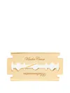 Undercover Logo-debossed Brooch In Gold