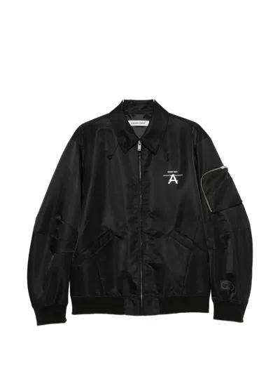 Undercover Logo-print Zip-up Jacket In Animal Print