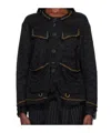 Undercover Black Uc1e4205-1 Jacket In Black