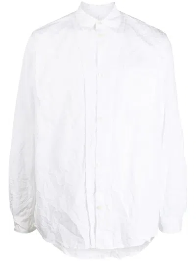 Undercover Long-sleeve Cotton Shirt In White