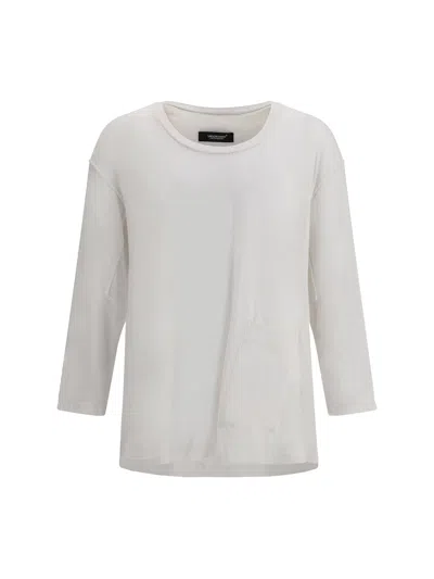 Undercover Long Sleeve Jersey With Pocket In White