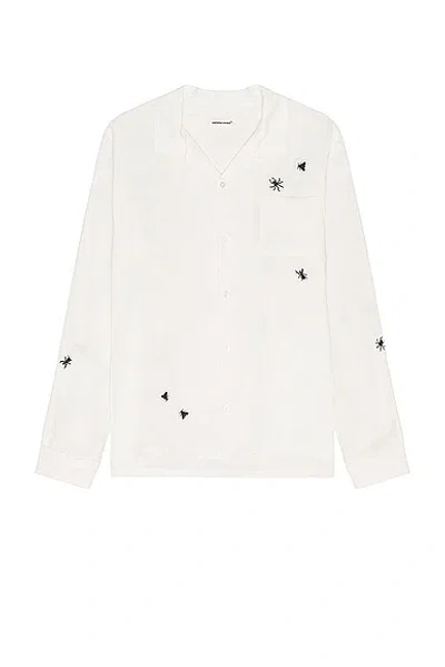 Undercover Long Sleeve Shirt In Off White