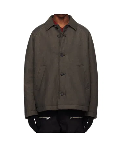 Undercover Long-sleeved Casual Jacket In Black