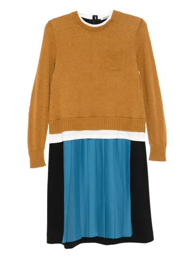 UNDERCOVER LONG-SLEEVED KNIT DRESS
