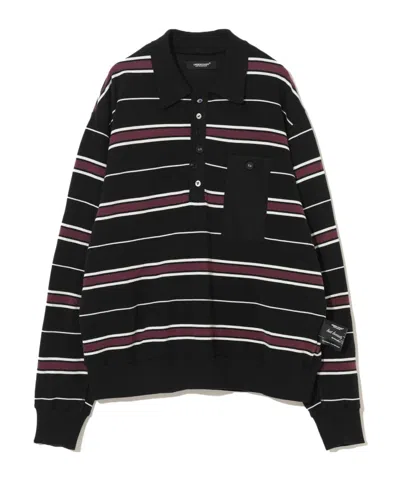 Undercover Long-sleeved Polo Shirt In Multi