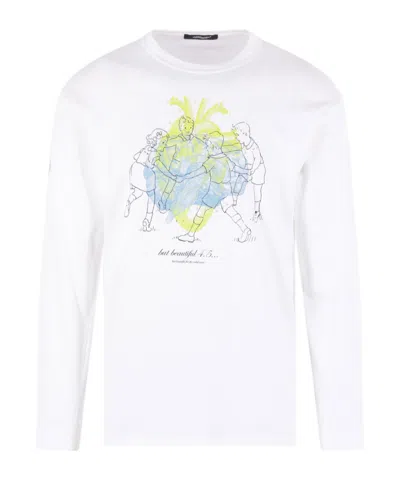 Undercover Graphic-print Long-sleeve T-shirt In Multi