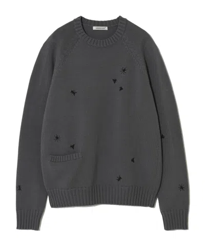 Undercover Long-sleeved Sweater In Black