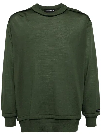 Undercover Long Sleeves Wool Jumper In Green