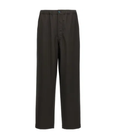 Undercover Loose Waist Casual Pants In Black