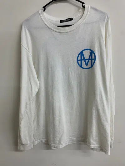 Pre-owned Undercover Mad Store Anarchy Longsleeve In White
