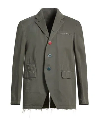 Undercover Man Blazer Grey Size 4 Cotton In Gray
