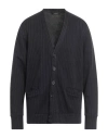 Undercover Man Cardigan Midnight Blue Size 4 Acrylic, Wool In Blue