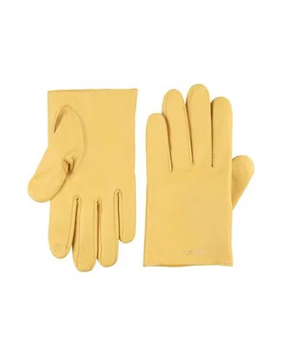 Undercover Man Gloves Yellow Size L Sheepskin