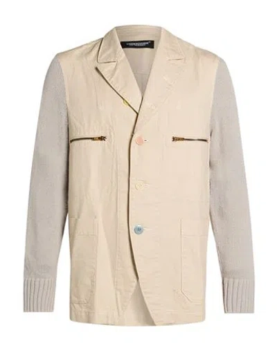Undercover Man Jacket Beige Size 2 Cotton In Multi