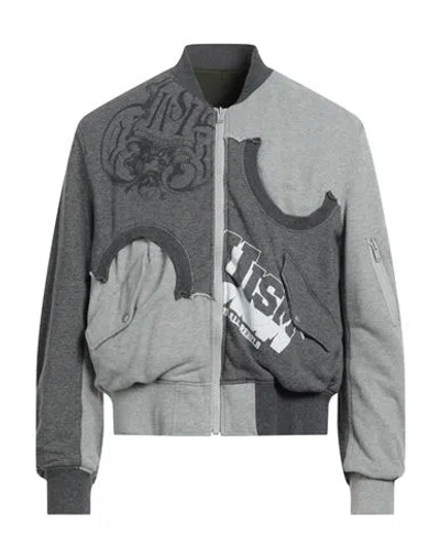 Undercover Man Jacket Grey Size 3 Cotton, Polyurethane