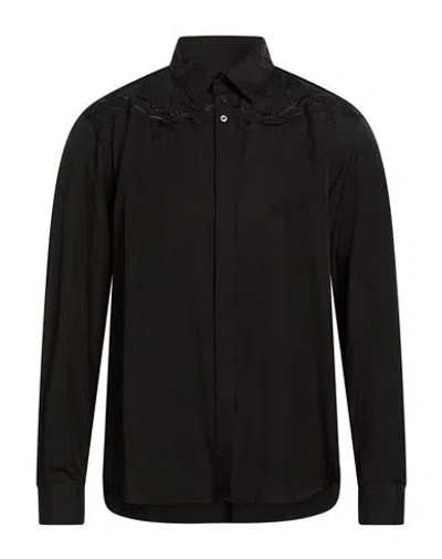 Undercover Man Shirt Black Size 4 Cotton, Rayon