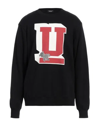 UNDERCOVER UNDERCOVER MAN SWEATSHIRT BLACK SIZE 5 COTTON