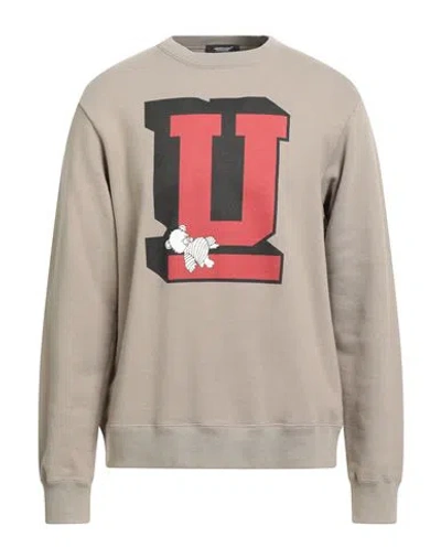 Undercover Man Sweatshirt Taupe Size 5 Cotton