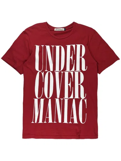 Pre-owned Undercover " Maniac" Graphic Tshirt Red