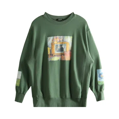 Pre-owned Undercover Men C/s Classic Fit Crewneck Top 'muted Green' | Grey | Men's Size 3 In Gray