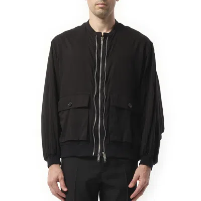 Undercover Men's Double Zip Blouson Bomber Jacket In Black