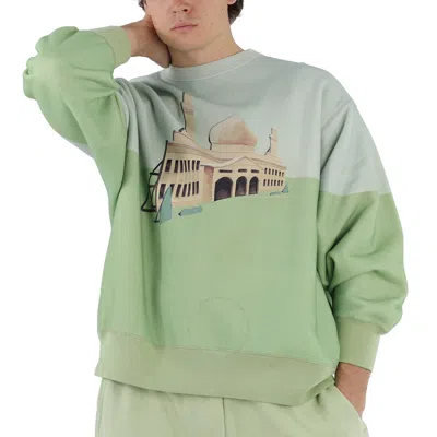Undercover Graphic Crewneck Sweatshirt In Green