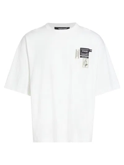 Undercover Men's Logo Cotton Oversized T-shirt In White