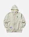 Undercover Men S Champion Reverse Weave Double Zip Hoodie Ivory In White
