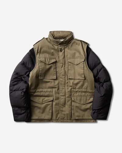 Undercover Men S Cotton Military Jacket Khaki In Green