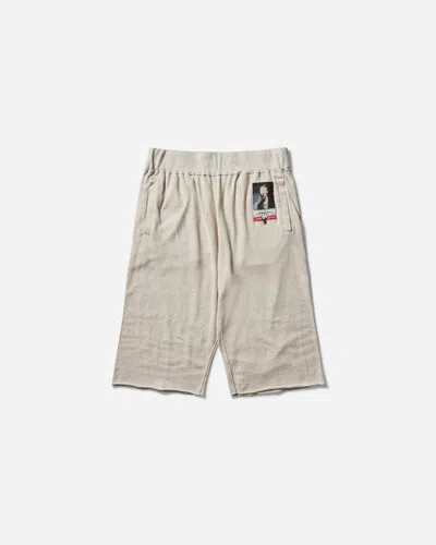 Undercover Men S Cut-off Shorts Oatmeal In Sand