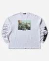Undercover Graphic Long Sleeve Crew Neck T-shirt In White