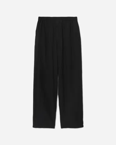 Undercover Men S Linen-ramie Blend Cotton Easy Pants In Black