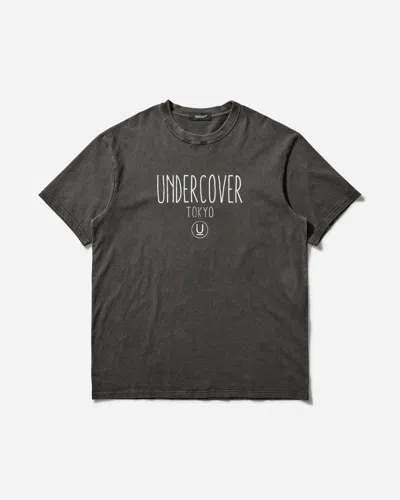 Undercover Men S Signature Logo T-shirt Charcoal In Gray