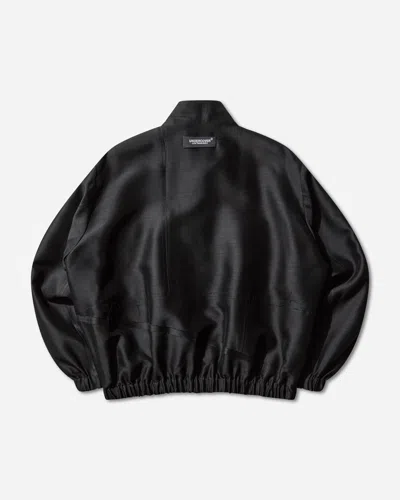 Undercover Men S Silk-blend Bomber Jacket In Black
