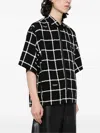 Undercover Graphic-print Zip-up Shirt In Black Base