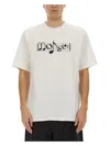 Undercover Graphic Print Crew Neck Short Sleeve T-shirt In White