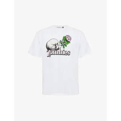 UNDERCOVER UNDERCOVER MEN'S WHITE GRAPHIC-PRINT COTTON-JERSEY T-SHIRT