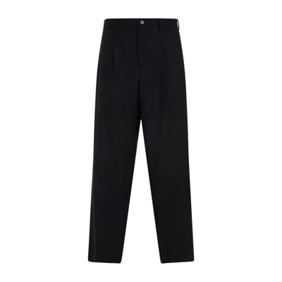 Undercover Men's Wool-blend Pants For The Upcoming Fall/winter 2023 Season In Black