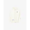 Undercover Hoodie With Double Zipper In Cream