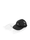 Undercover Mesh Detailing Cap In Black