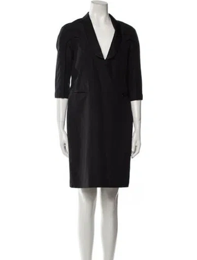 Pre-owned Undercover Mini Dress In Black