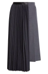 Undercover Mixed Media Skirt In Multi