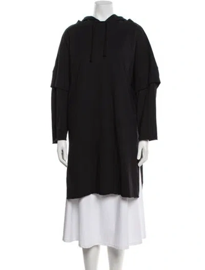 Pre-owned Undercover Mock Neck Mini Dress In Black