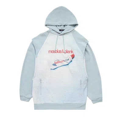 Pre-owned Undercover Moebius & Plank Hoodie 'light Blue' | Men's Size 5